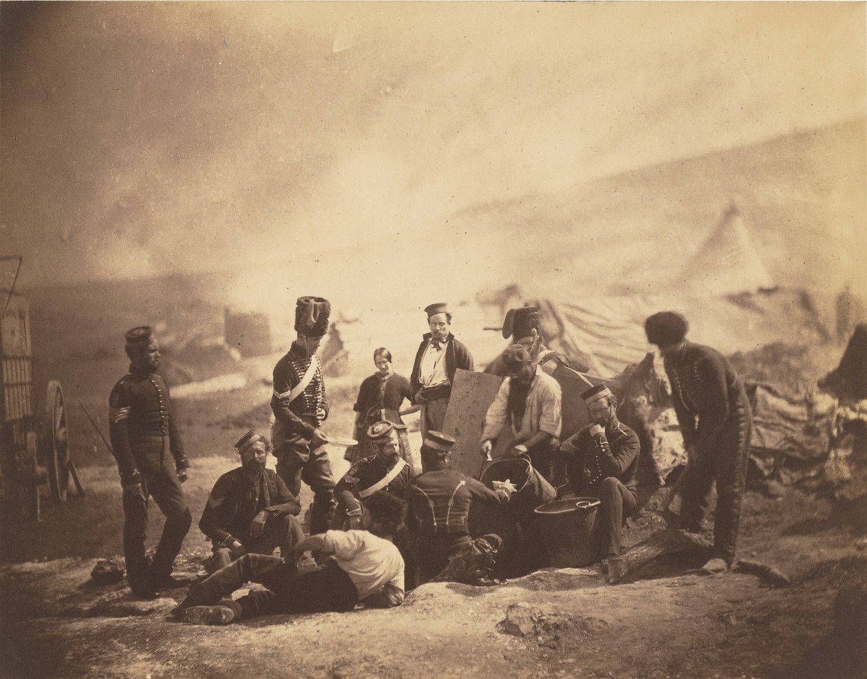 8:e husarregementets kokhus av Roger Fenton