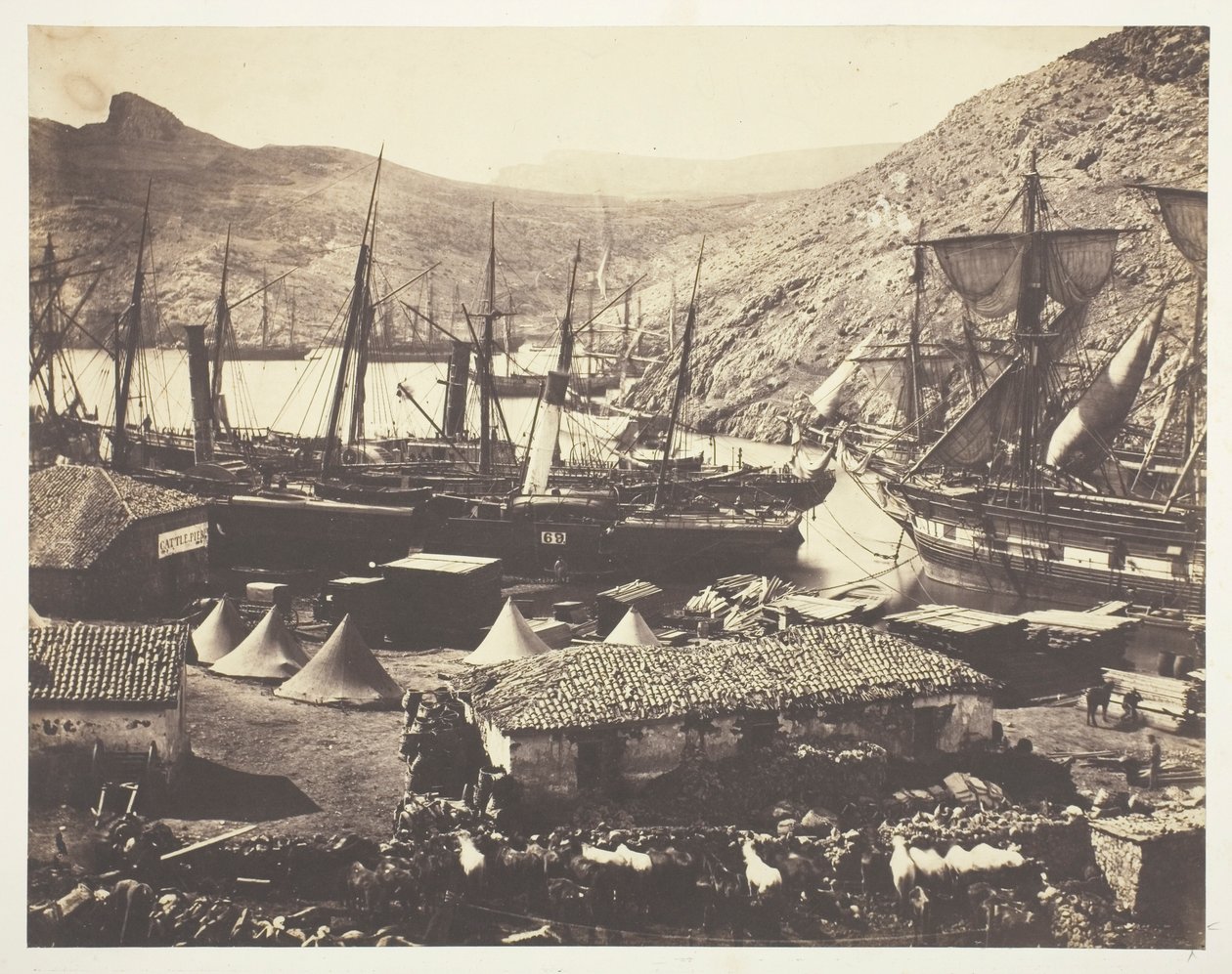 Cossack Bay, Balaklava av Roger Fenton