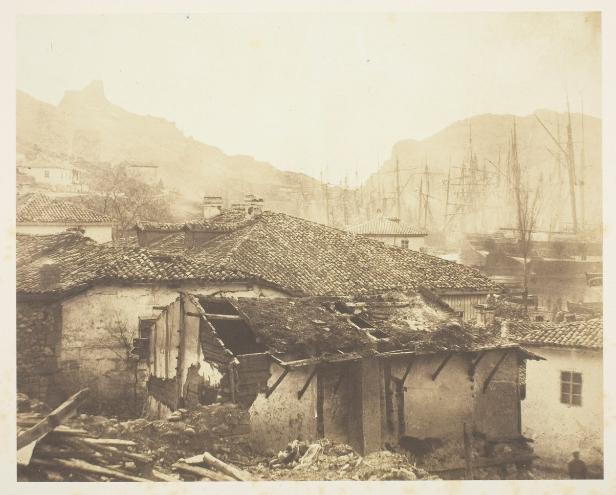 Stugor vid Balaklava av Roger Fenton