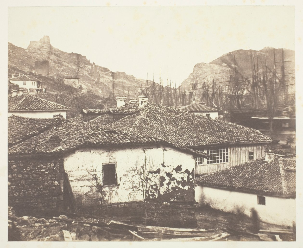 Stugor vid Balaklava av Roger Fenton