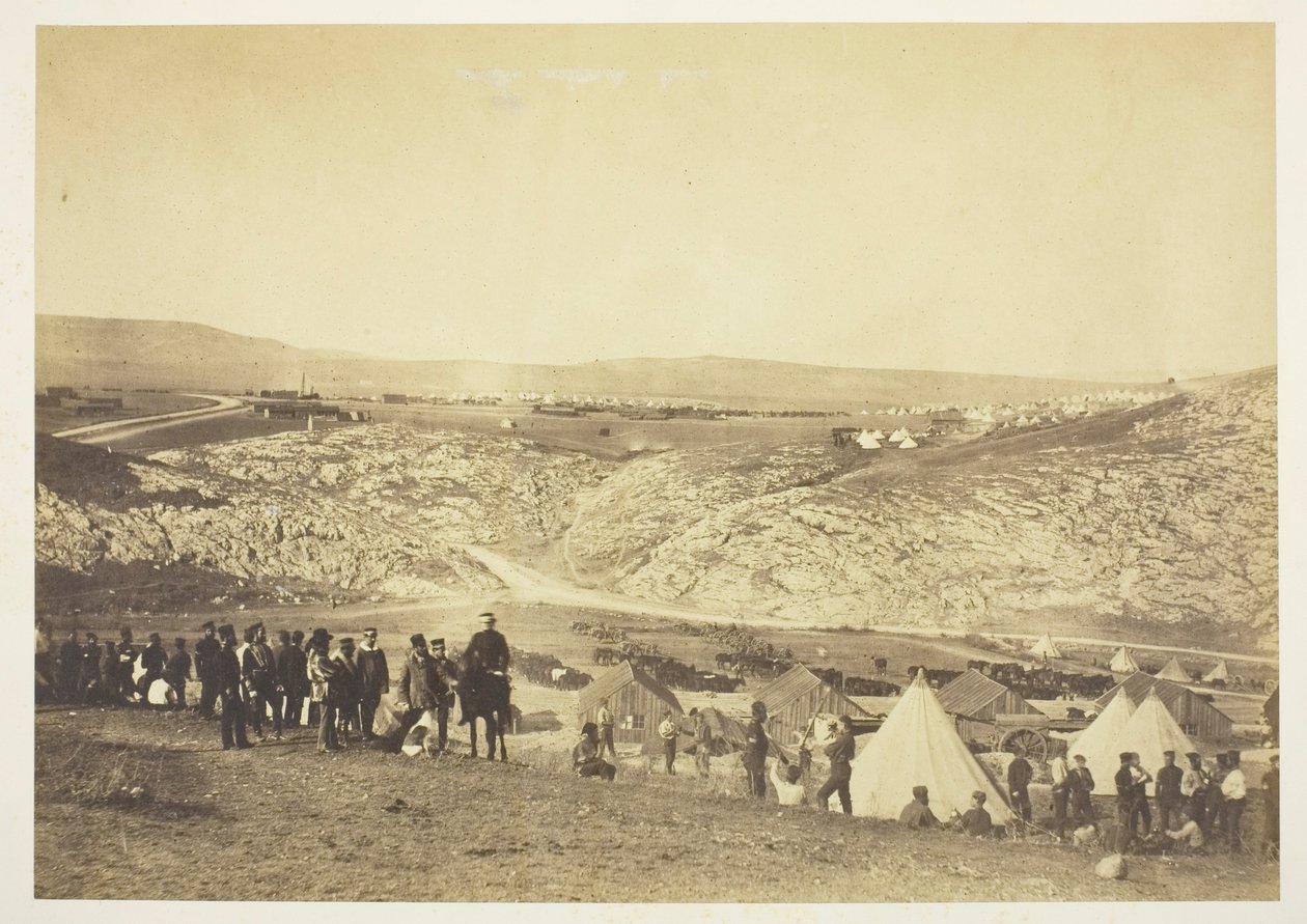 Läger för hästartilleri av Roger Fenton