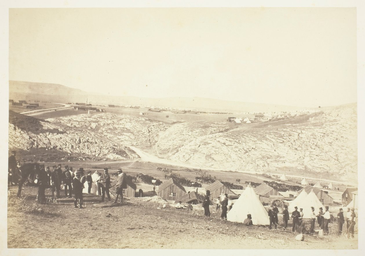 Läger för hästartilleri av Roger Fenton