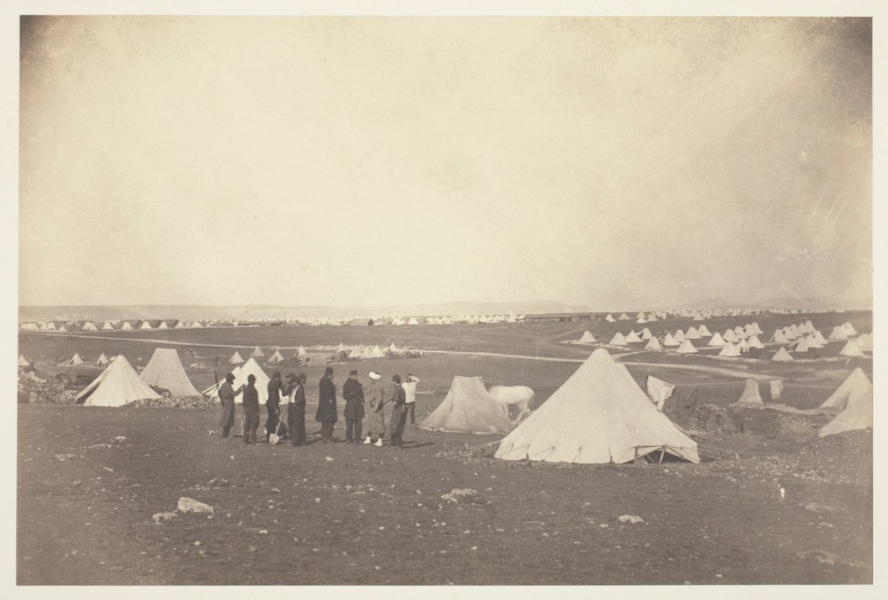 General Bosquets kvarter med utsikt mot Mackenzie Farm av Roger Fenton