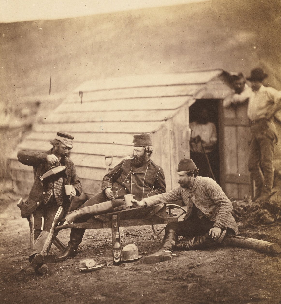 Vedermödor i lägret av Roger Fenton