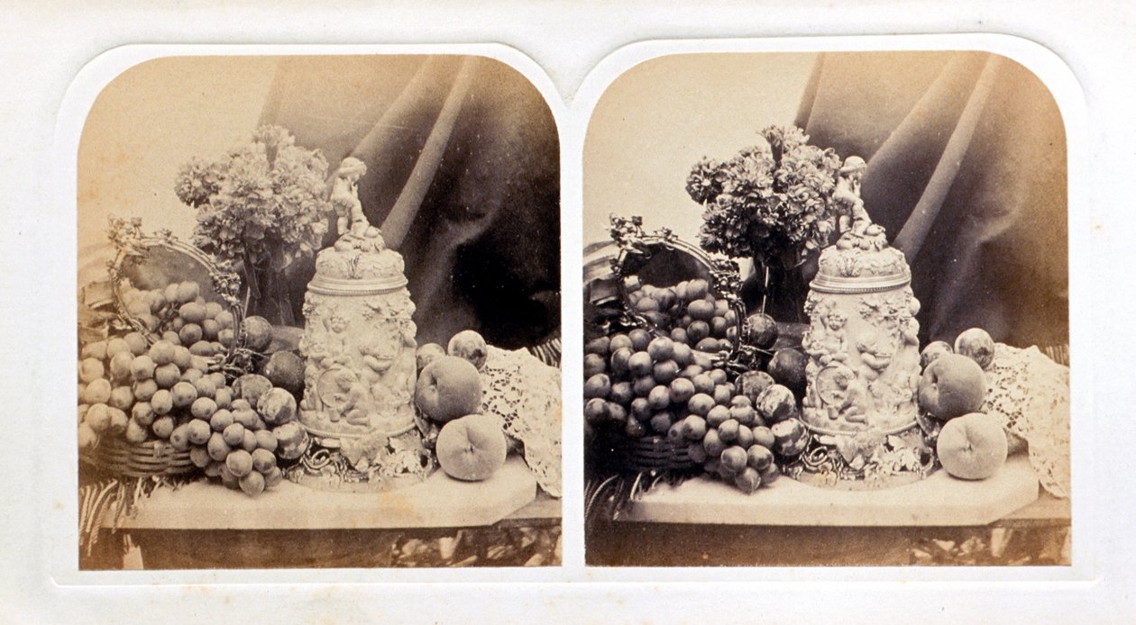 Ölsejdel i elfenben och frukt av Roger Fenton