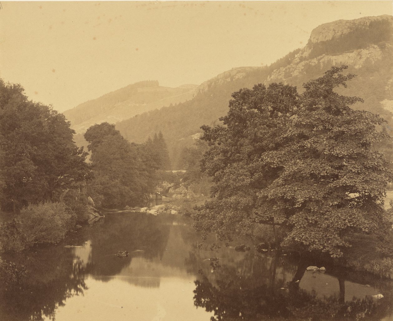 [Landskap med flod] av Roger Fenton