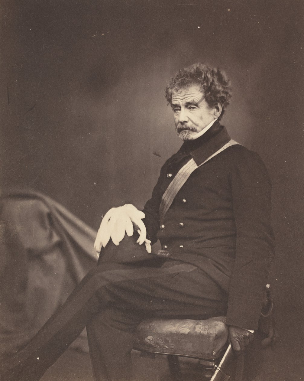 Generallöjtnant Sir Colin Campbell, G.C.B.,1855 (foto) av Roger Fenton