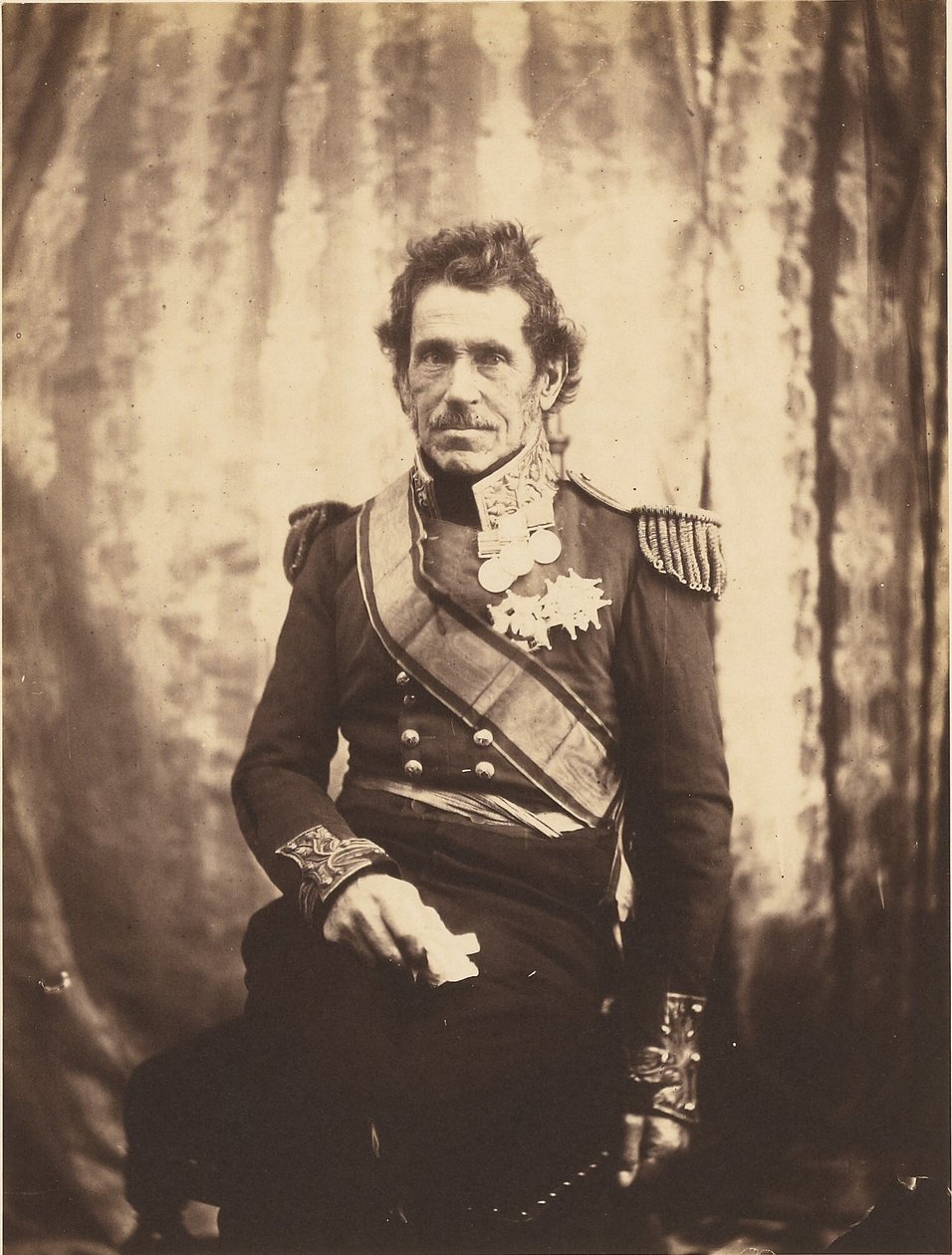Generallöjtnant Sir De Lacy Evans, G.C.B. av Roger Fenton