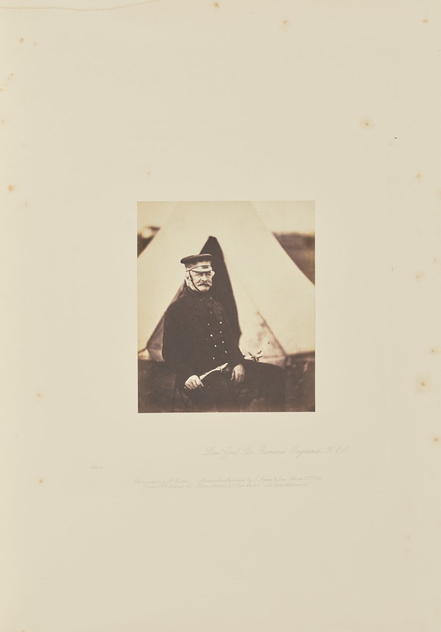 Generallöjtnant Sir Richard England, K.C.B. av Roger Fenton