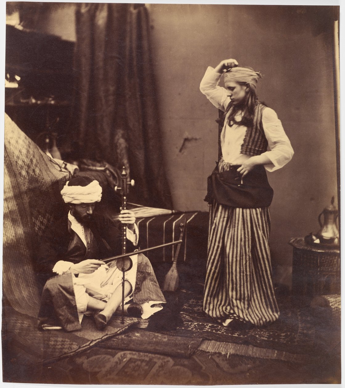 Musiker och dansare av Roger Fenton