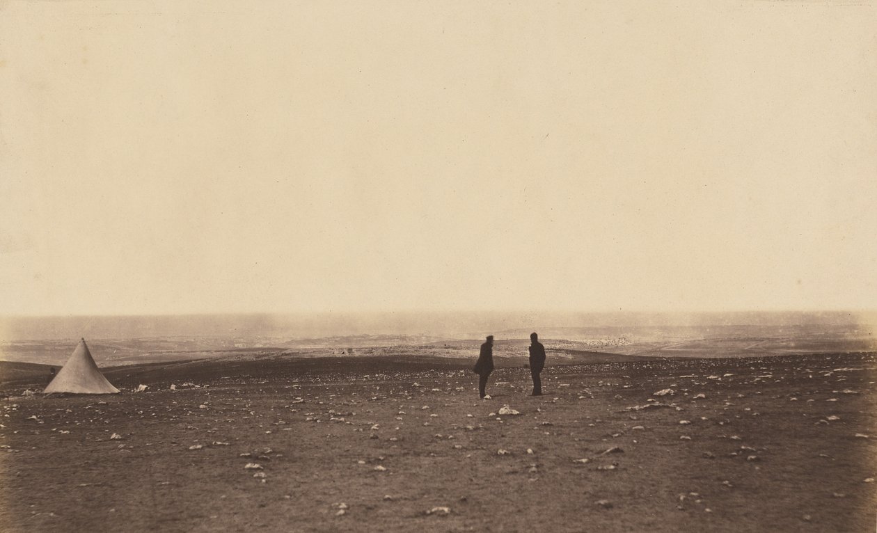 Poliser i utkiksplatsen vid Cathcarts Hill av Roger Fenton