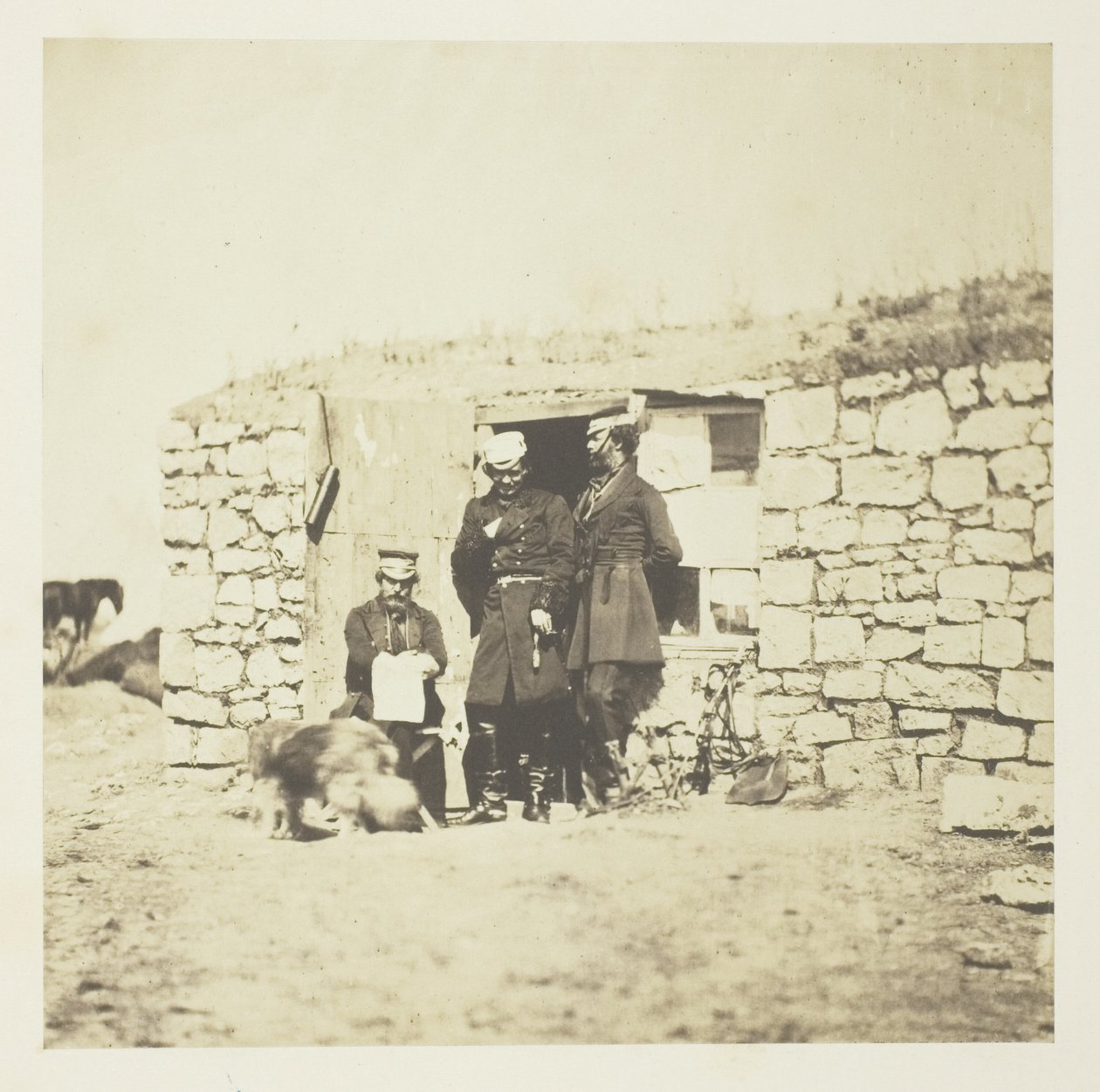 Officerare i staben för generallöjtnant Sir Richard England av Roger Fenton