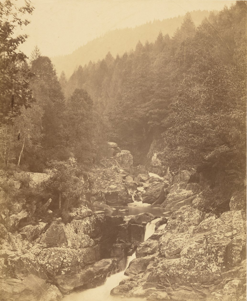 Vid Llugwy, nedanför Swallow Falls. av Roger Fenton