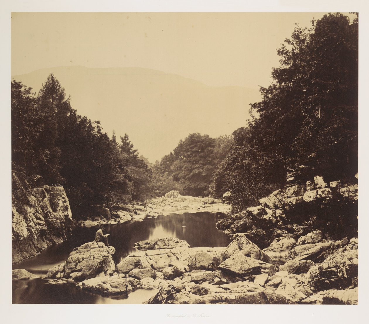 På Llugwy, nära Bettws-y-Coed av Roger Fenton