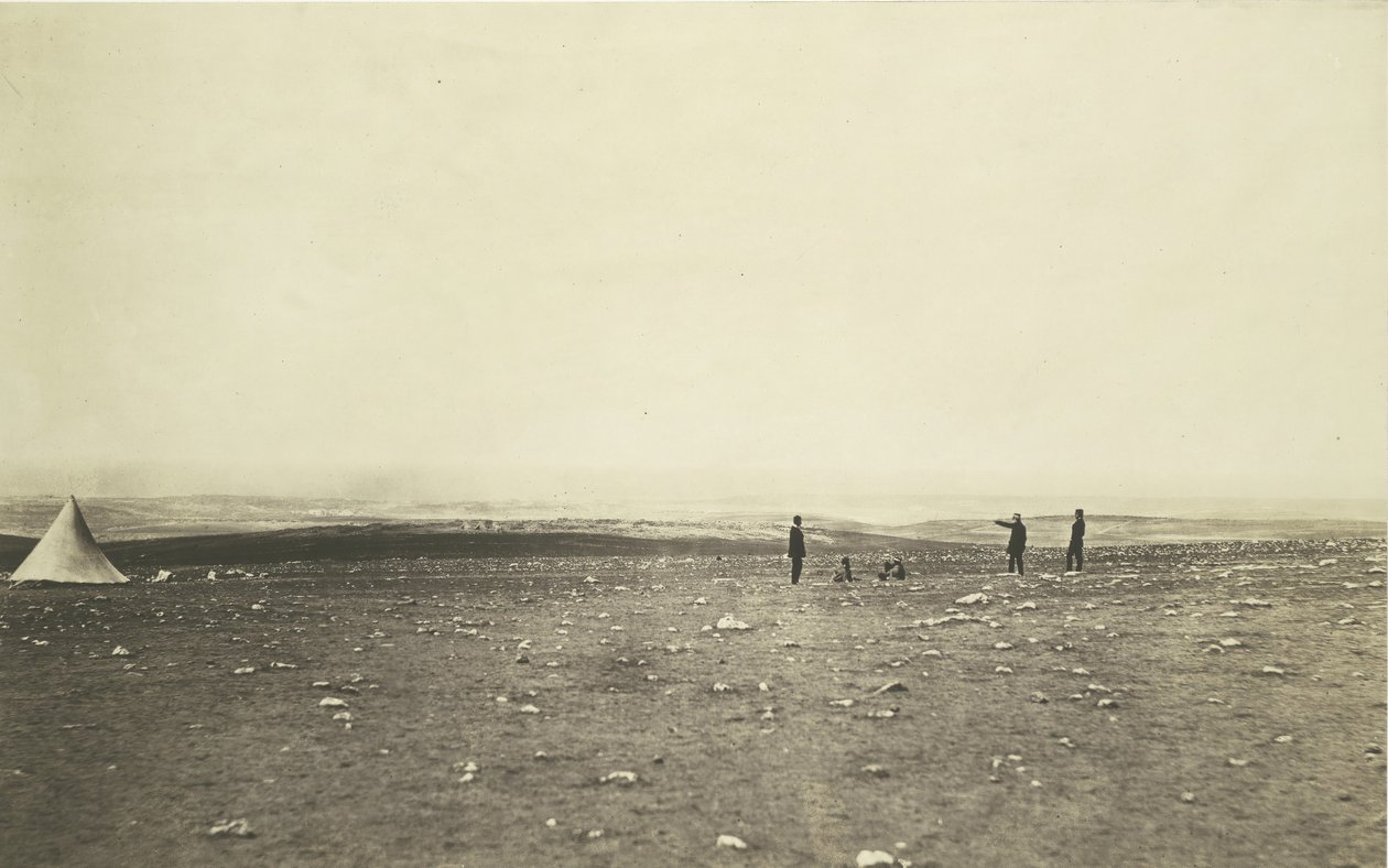 Sebastopol från Cathcarts Hill, 1855. av Roger Fenton