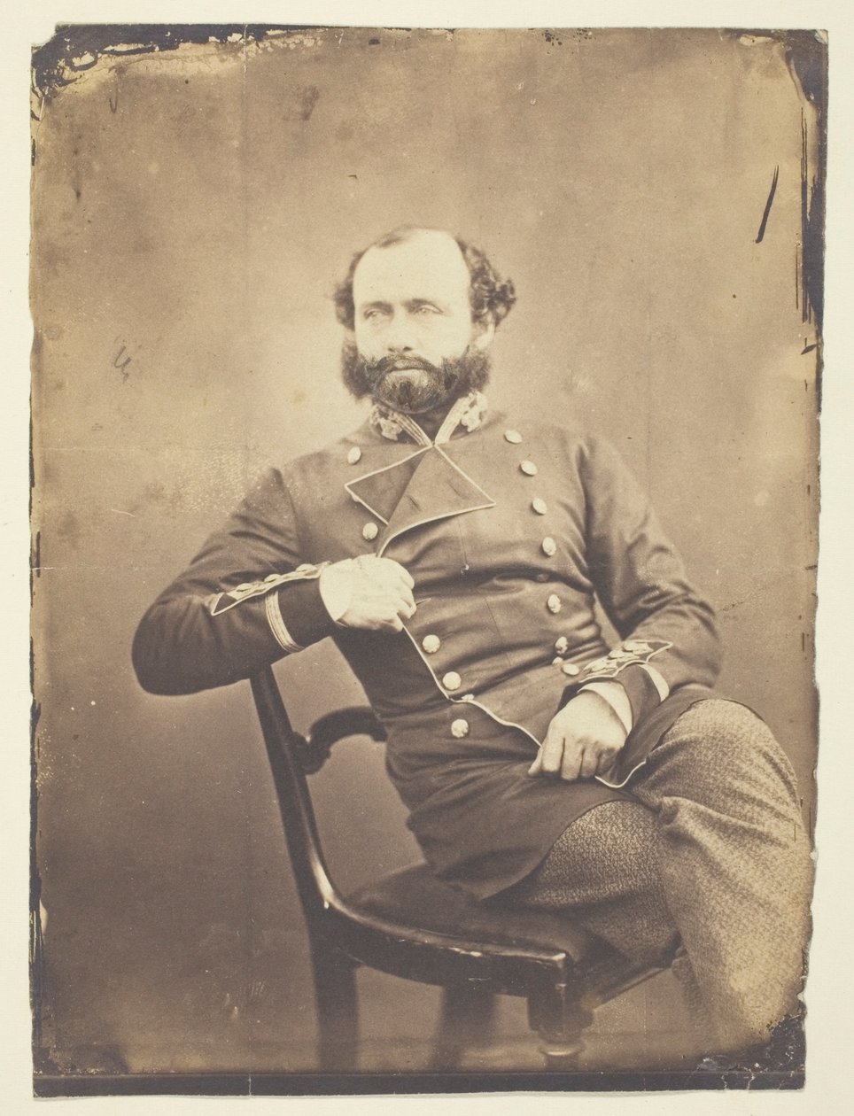 Sir Charles Ash Windham (1810-1970), general; fotograferad på Krim av Roger Fenton