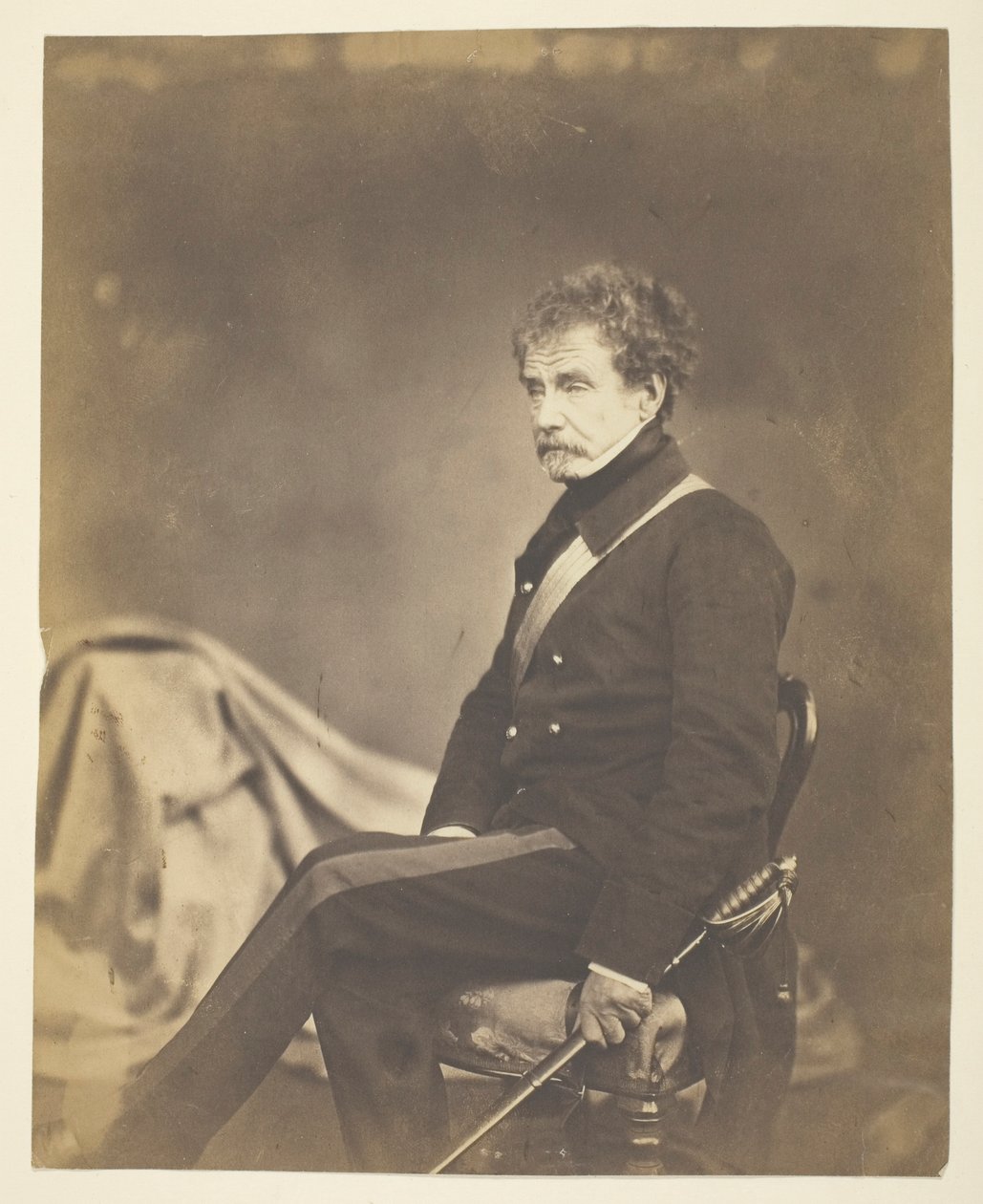 Sir Colin Campbell, Lord Clyde (1792-1863), fältmarskalk; på Krim av Roger Fenton