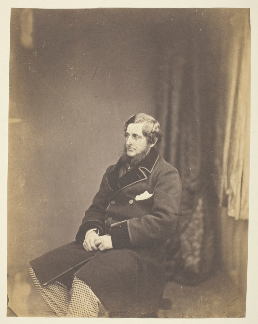 Sir J. Montagu Steele (1820–1890), militärsekreterare, Krim av Roger Fenton