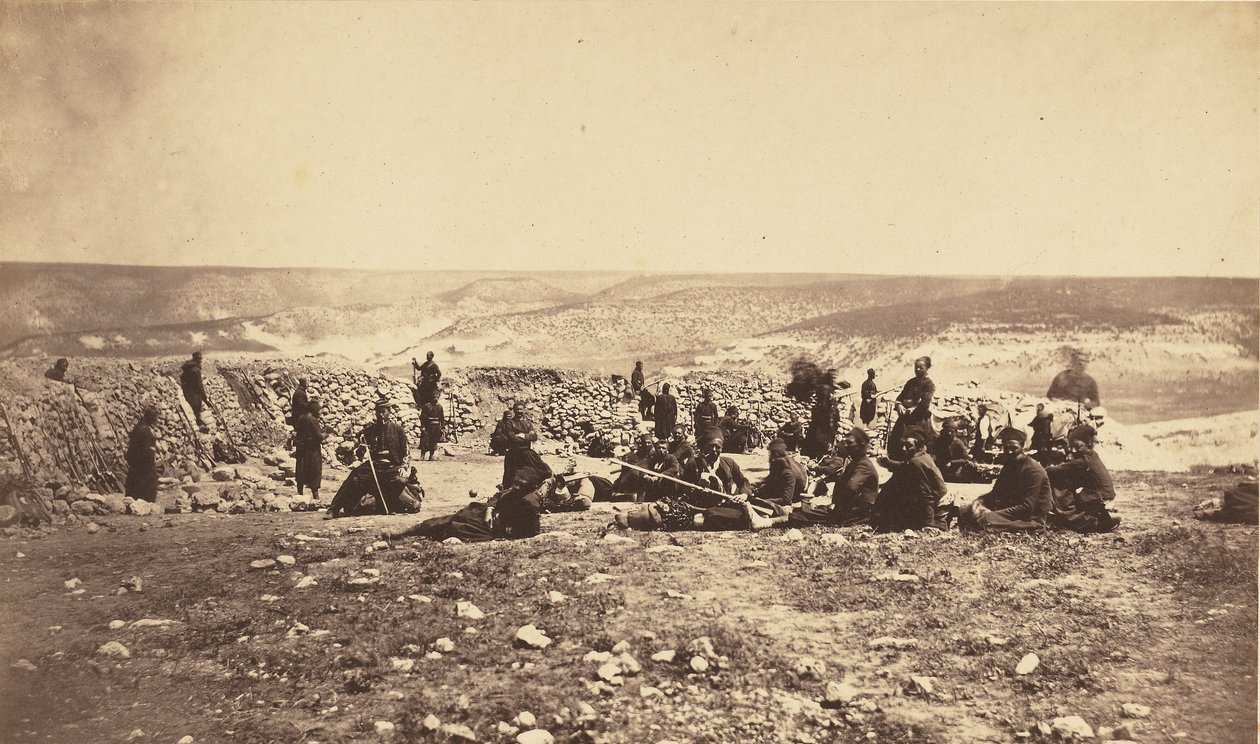 Den franska redutten vid Inkermann av Roger Fenton