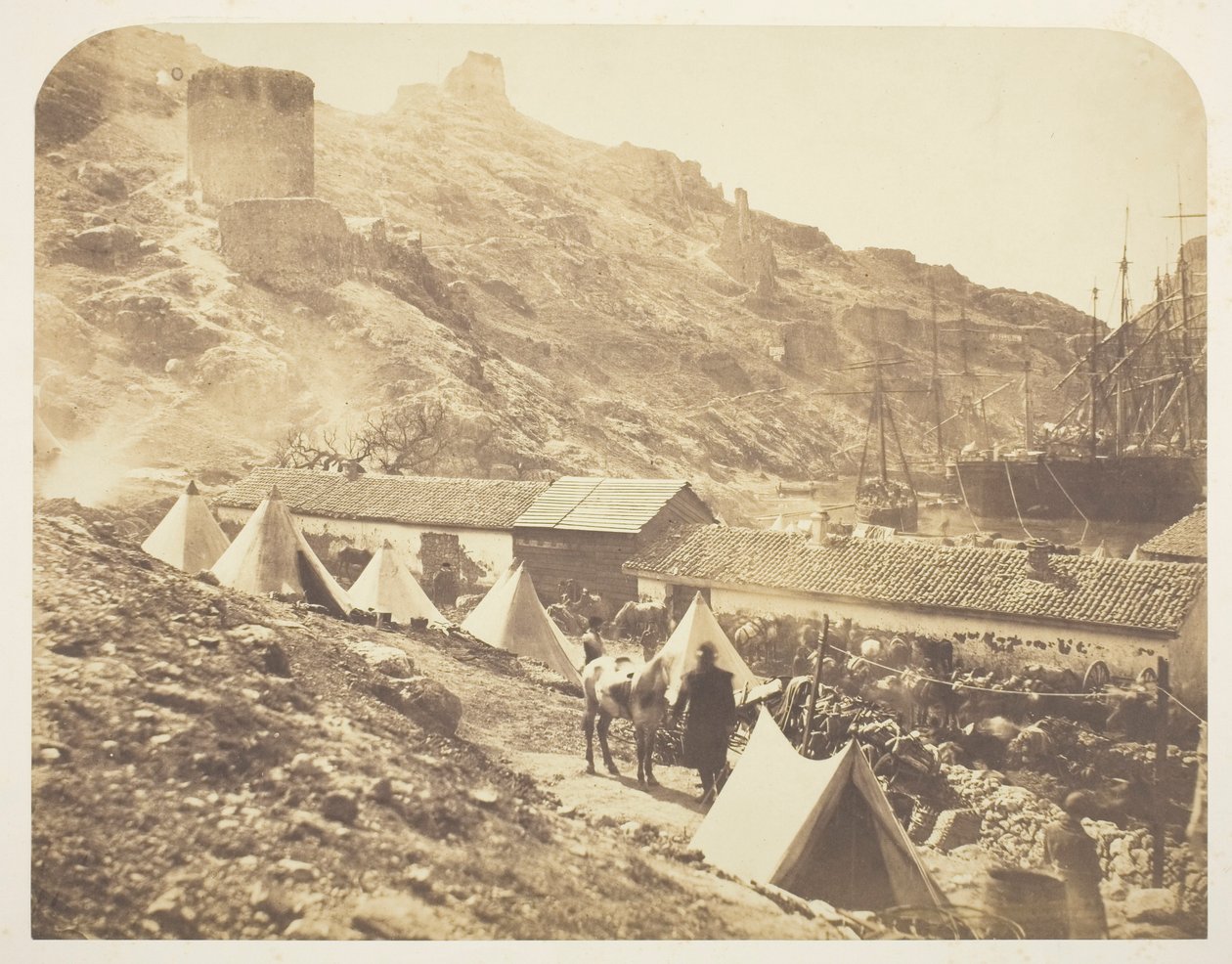 Det genuesiska slottet, Balaklava av Roger Fenton