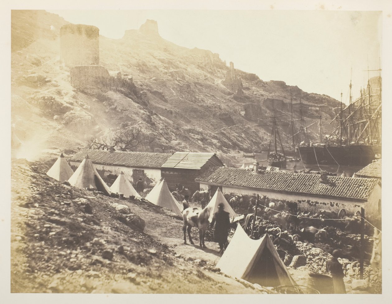 Det genuesiska slottet, Balaklava av Roger Fenton
