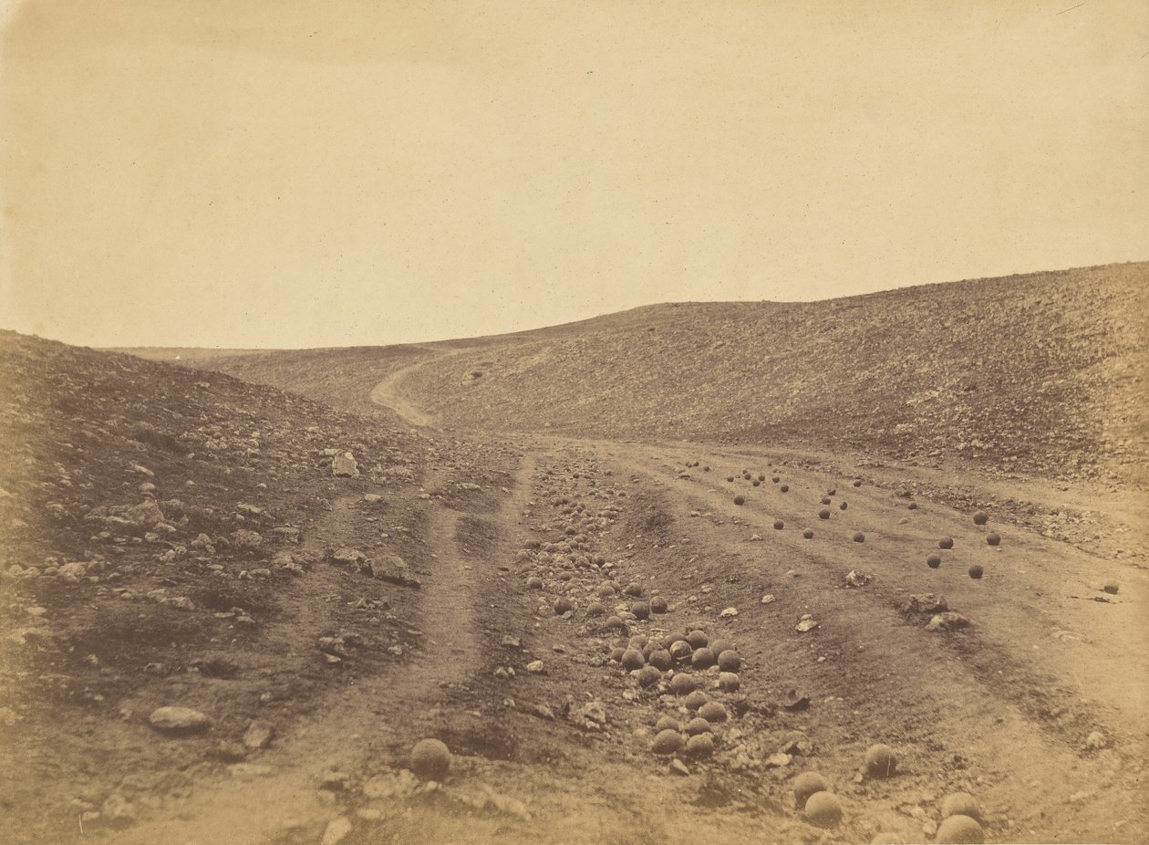 Dödsskuggans dal av Roger Fenton