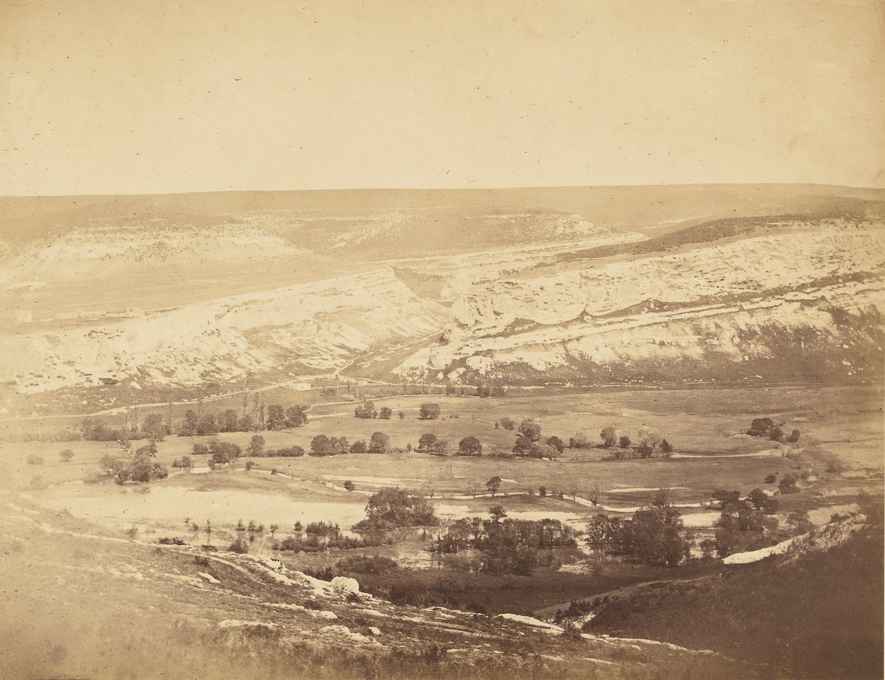Inkermandalen III. av Roger Fenton