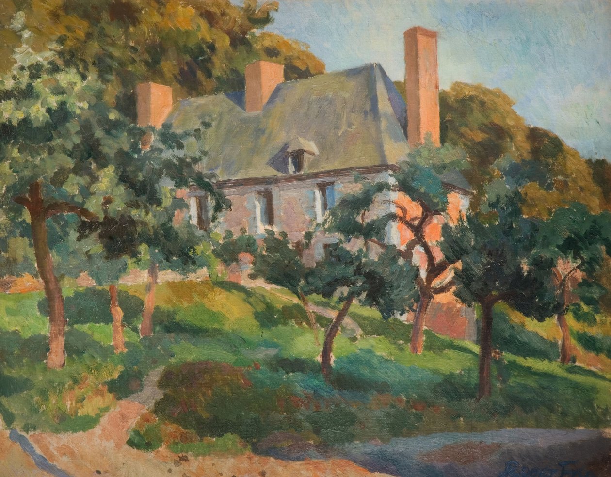 A Surrey House, 1927-28. av Roger Fry