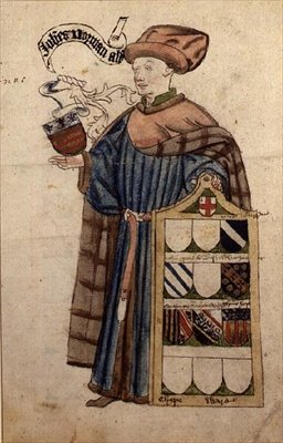 John Norman in the Robes of the City Alderman, c.1450 (akvarell på papper) av Roger Leigh
