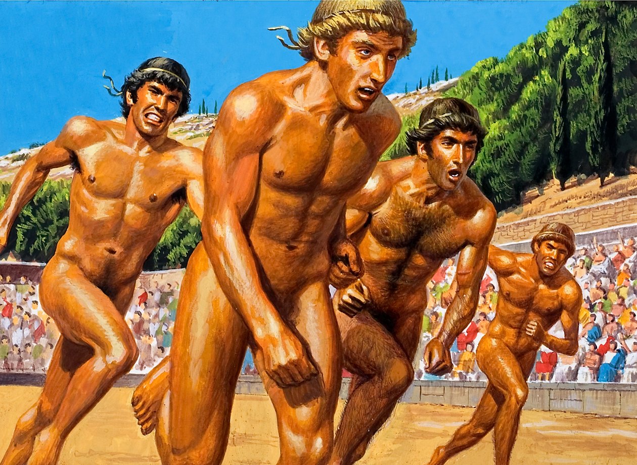 Olympiska löpare av Roger Payne