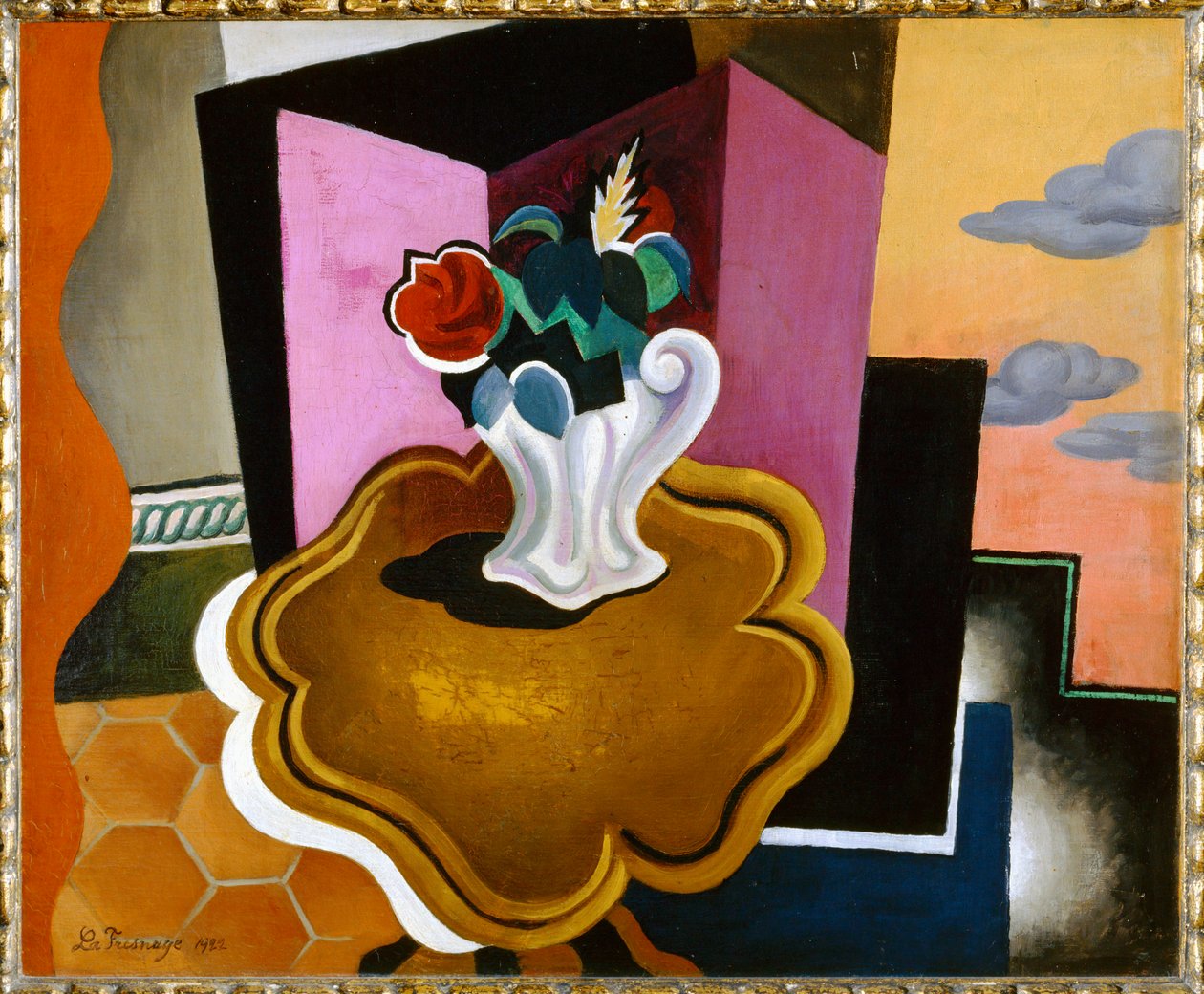 Philippe bord (målning på duk) av Roger de La Fresnaye