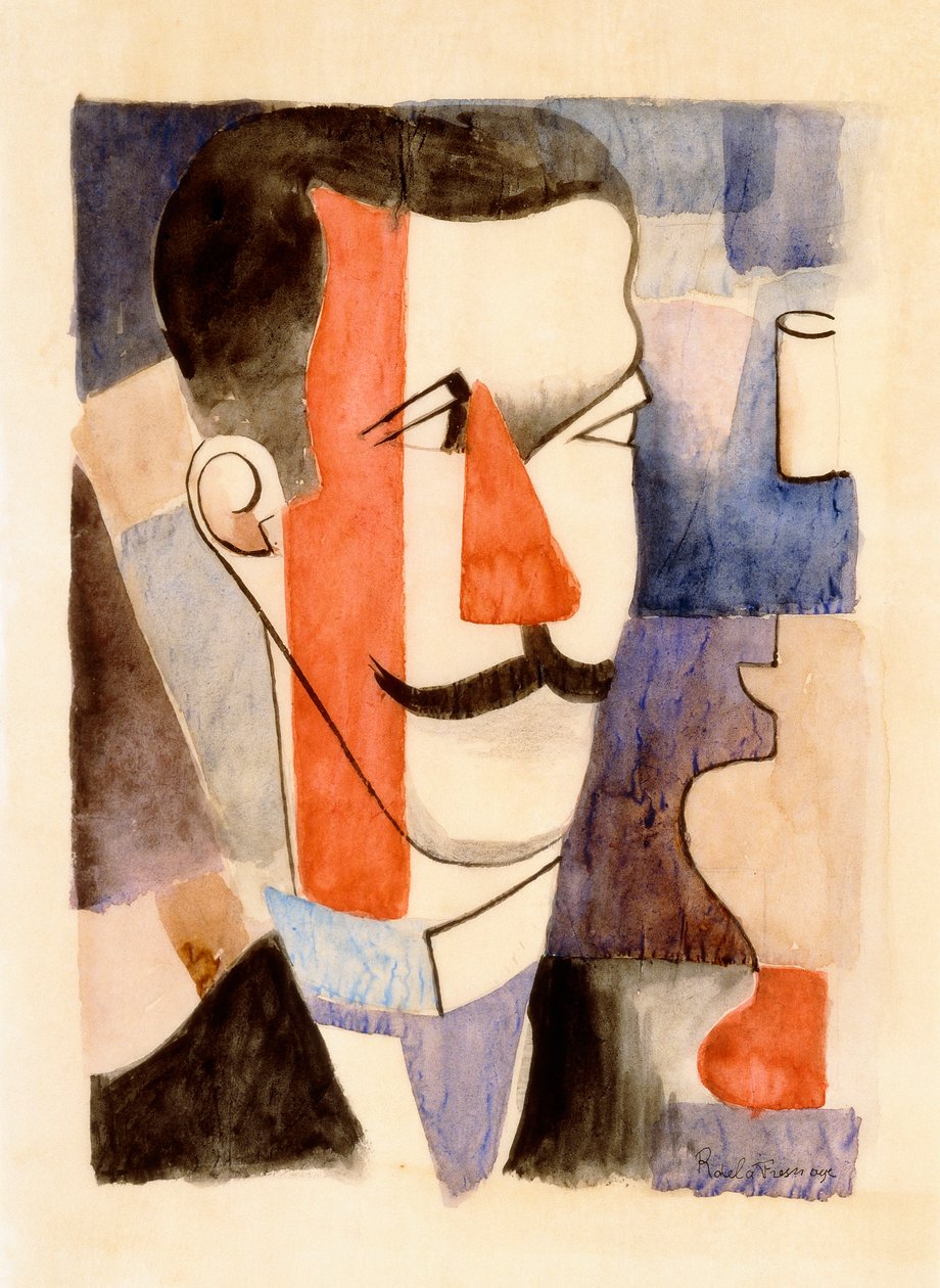 Studie för Paludes, 1917-1920 av Roger de La Fresnaye