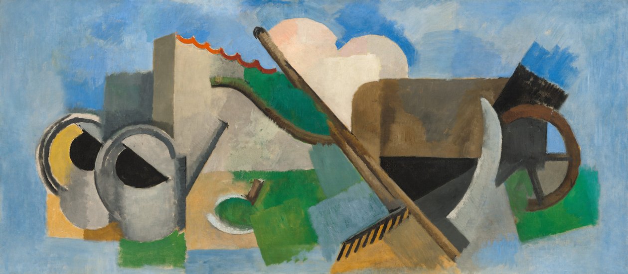 The Watering Can Emblems: The Garden, 1913. av Roger de La Fresnaye