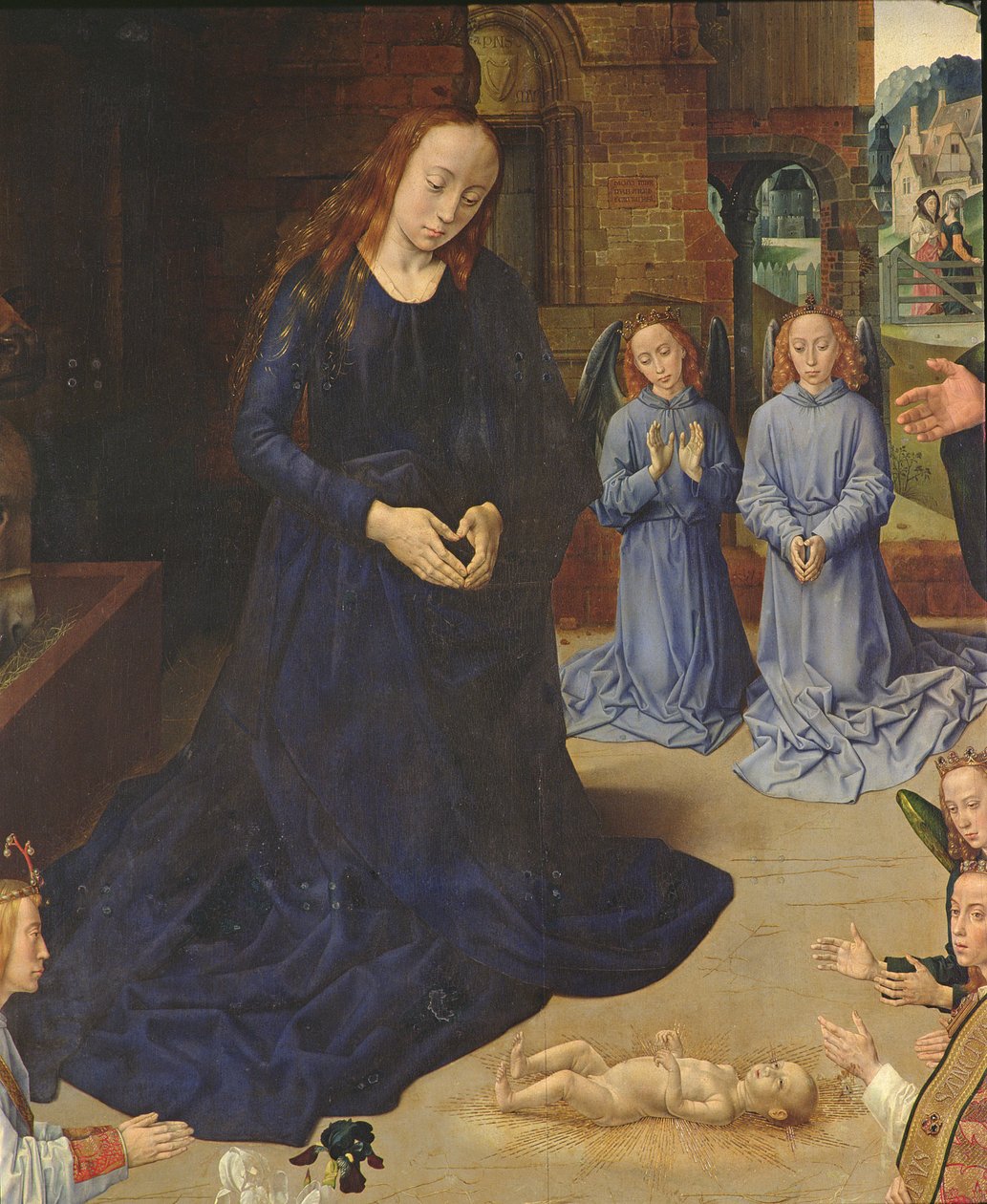 Tillbedjan av herdarna av Rogier van der Weyden