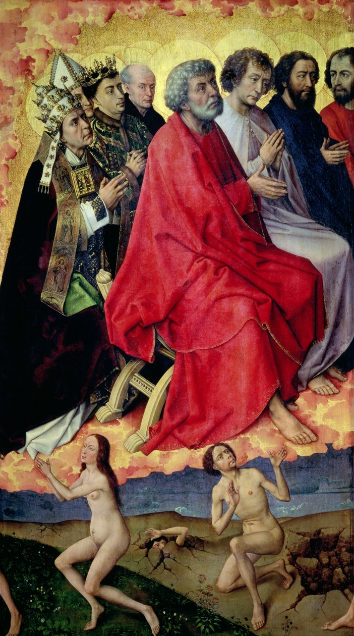 Detalj av uppståndelsen från de döda, från The Last Judgement, ca 1445-50 (se 20546 och 148829) av Rogier van der Weyden