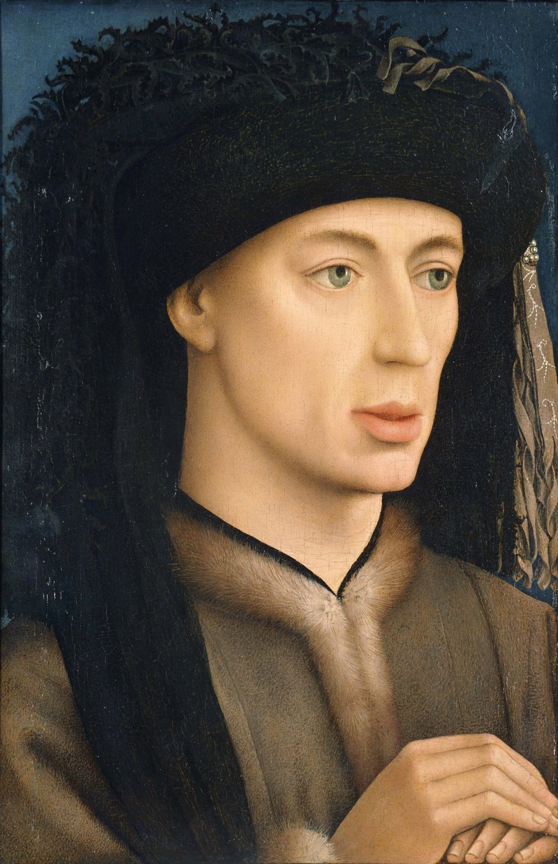 Porträtt av en man, 1430 av Rogier van der Weyden
