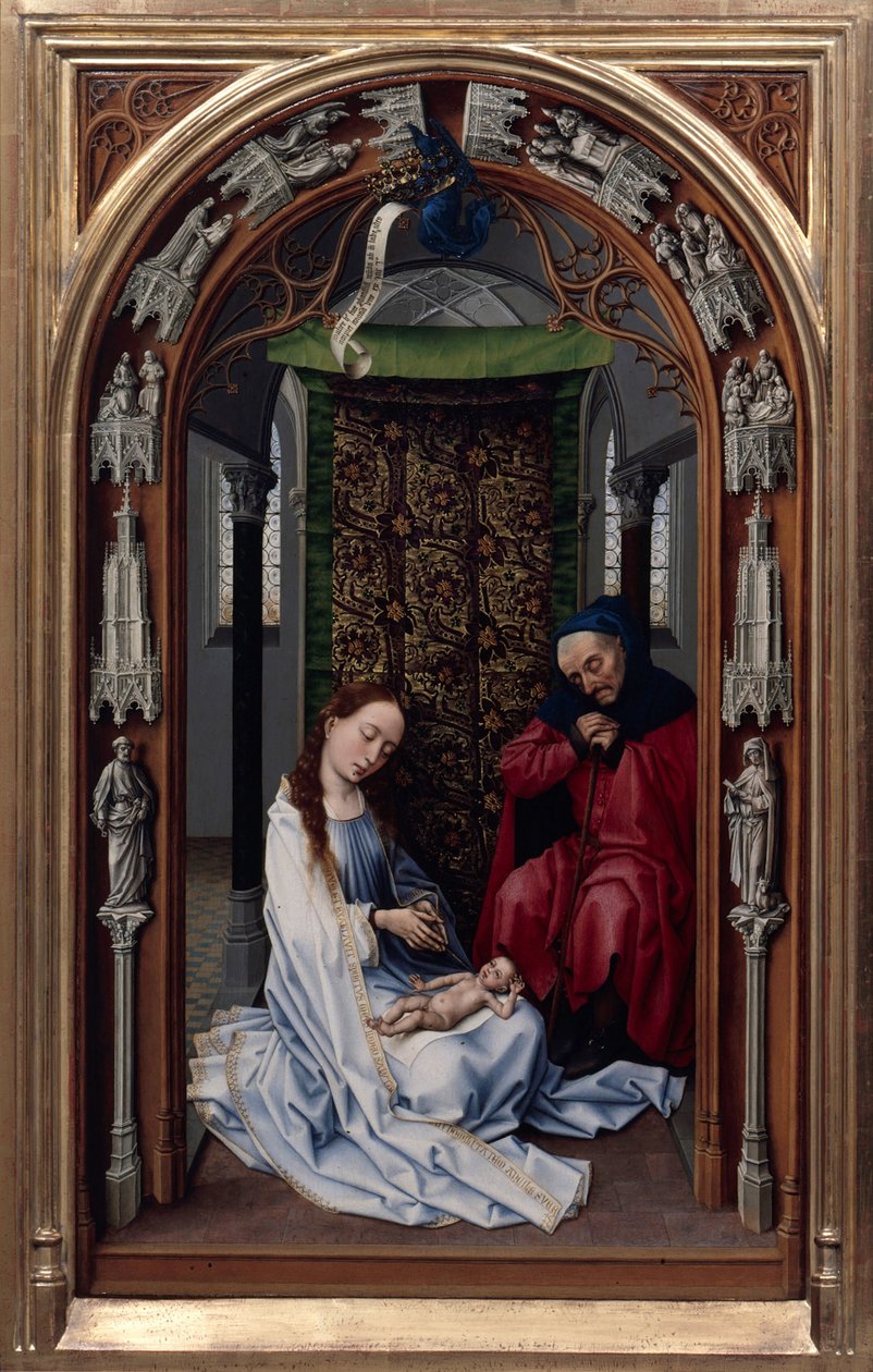 The Altar of Our Lady (Miraflores Altar) av Rogier van der Weyden
