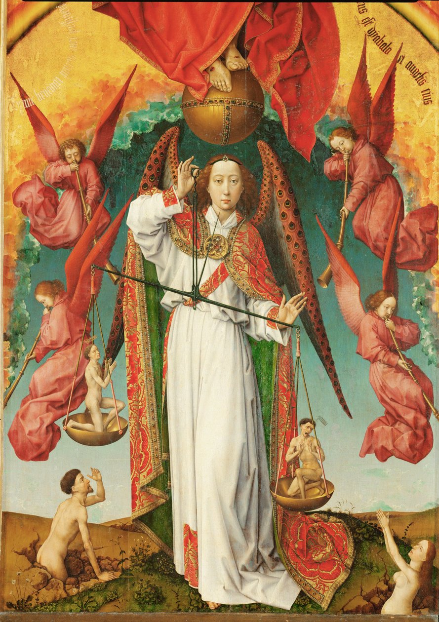 Den yttersta domens altare ... (olja på trä) av Rogier van der Weyden