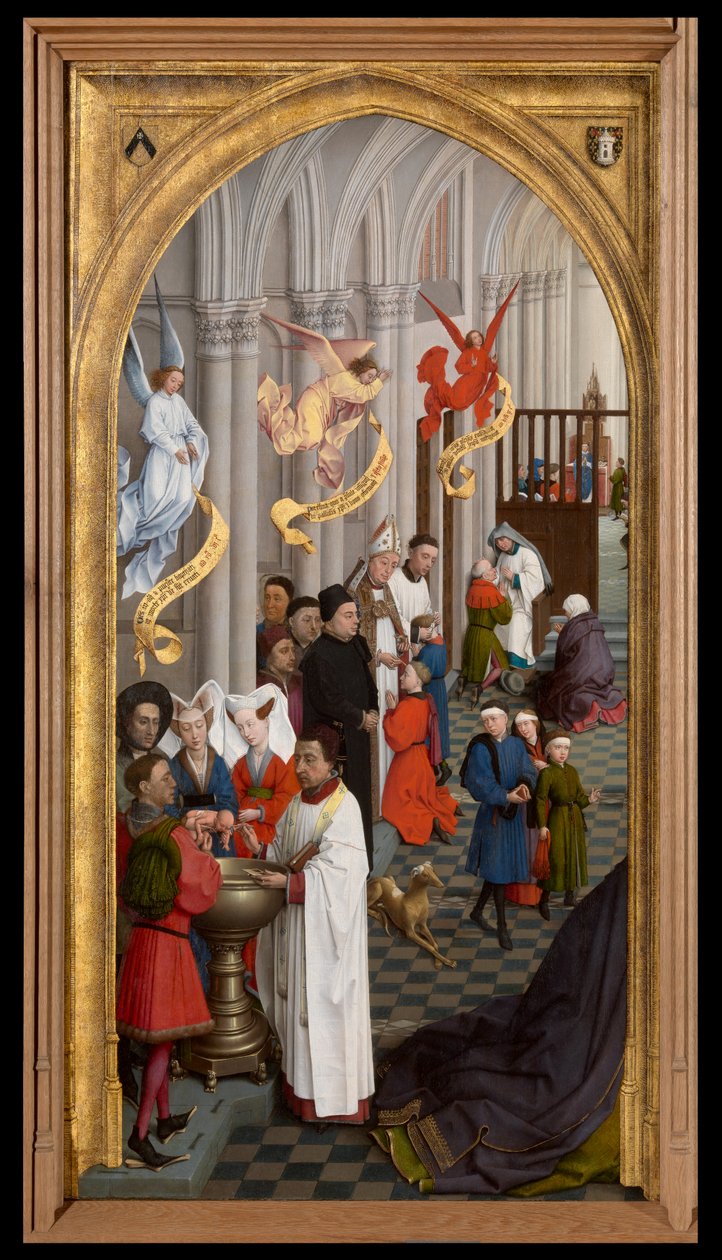 Dop, konfirmation och bekännelse av Rogier van der Weyden