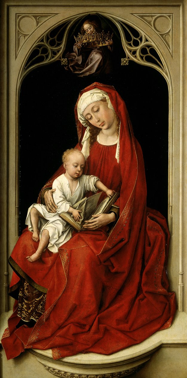 Madonna och barn, 1435-1438 av Rogier van der Weyden