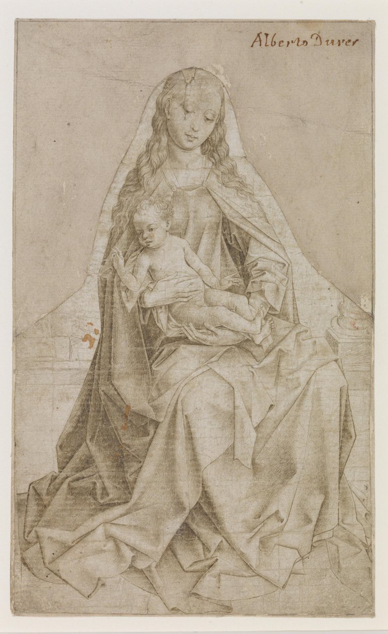 Madonna med välsignelse av Kristus-barn av Rogier van der Weyden