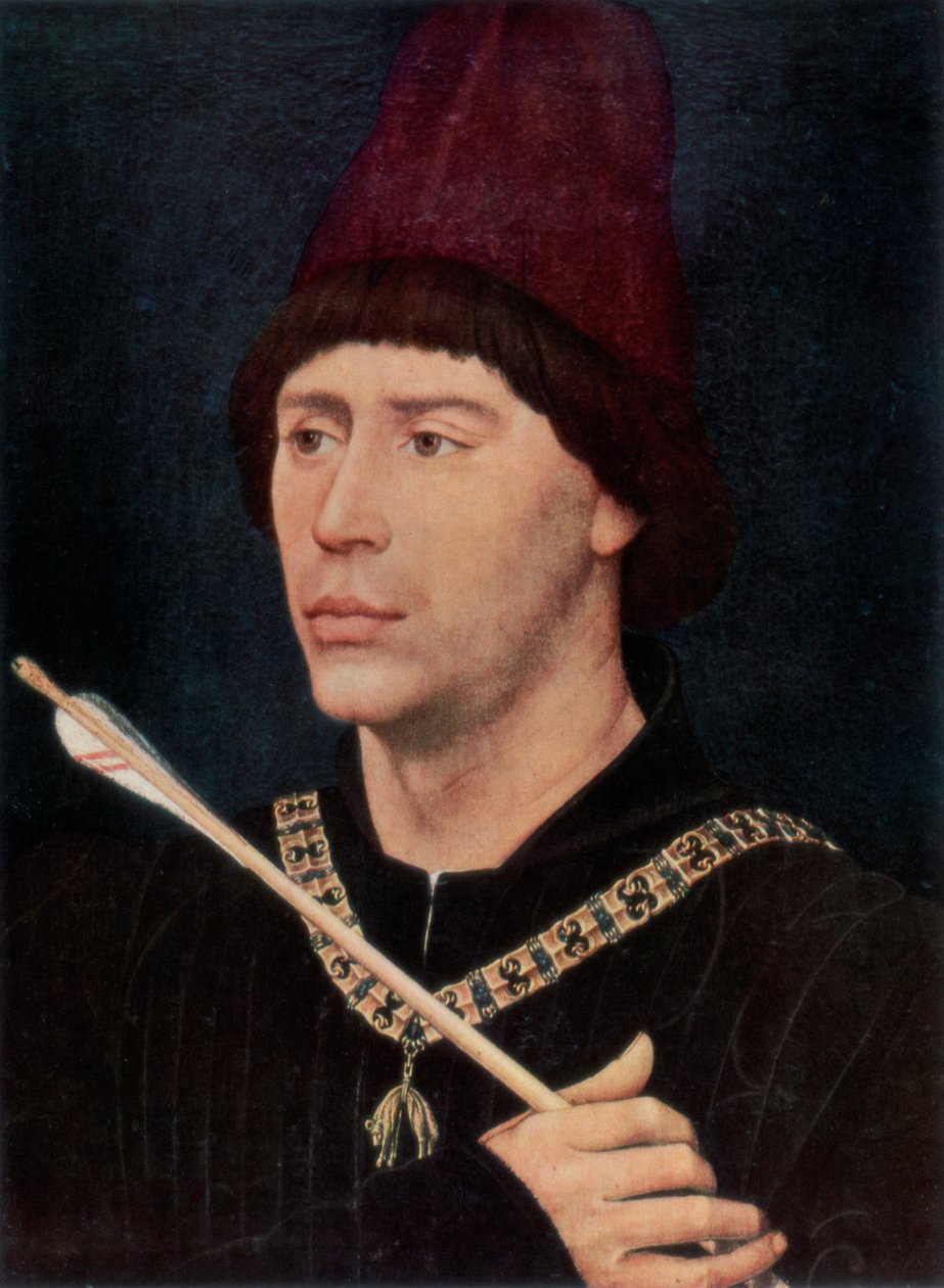 Porträtt av Antoine, Bastard of Burgundy, c1456, 1927 av Rogier van der Weyden