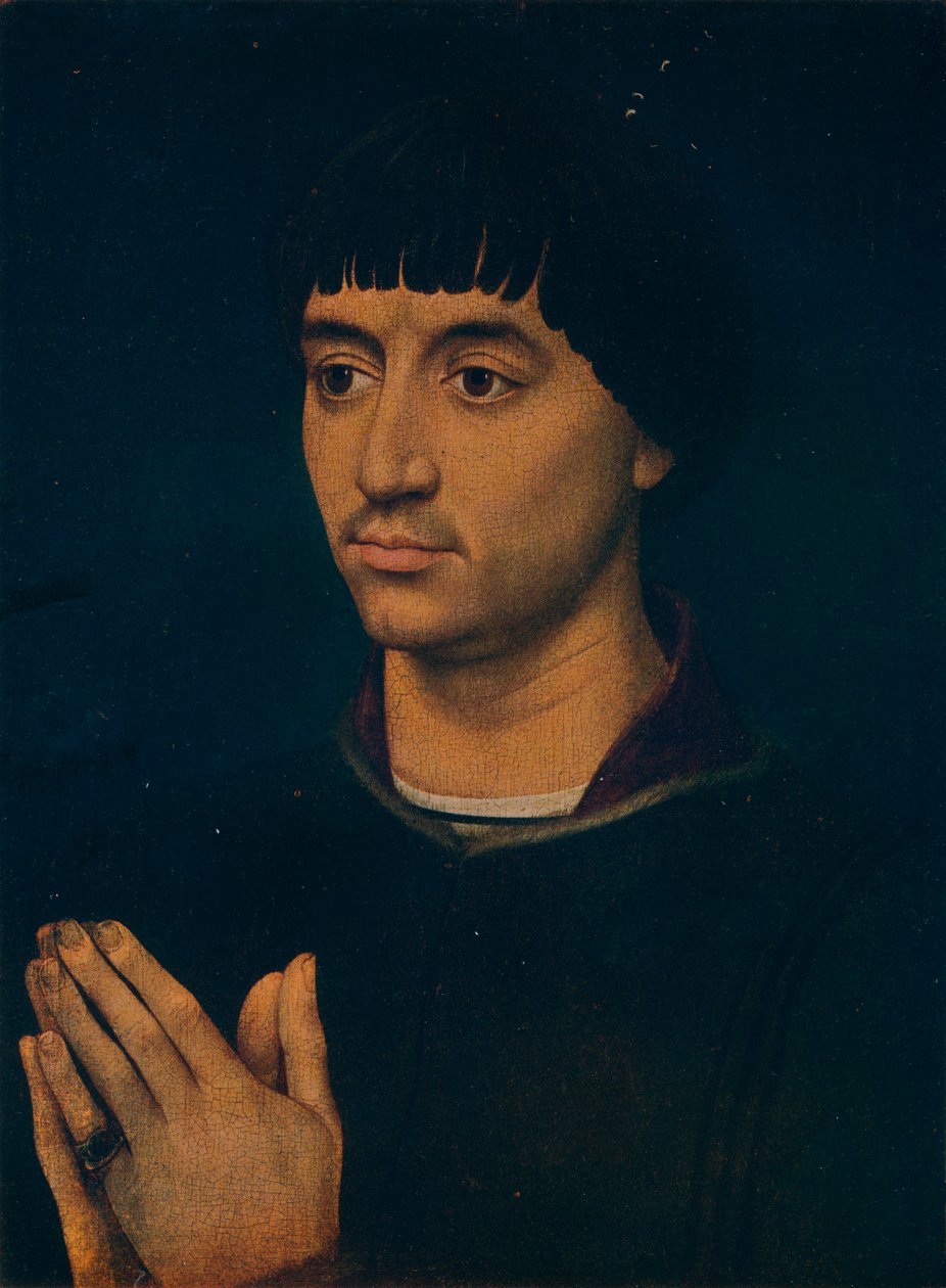 Porträtt av Jean Gros, c1460 av Rogier van der Weyden