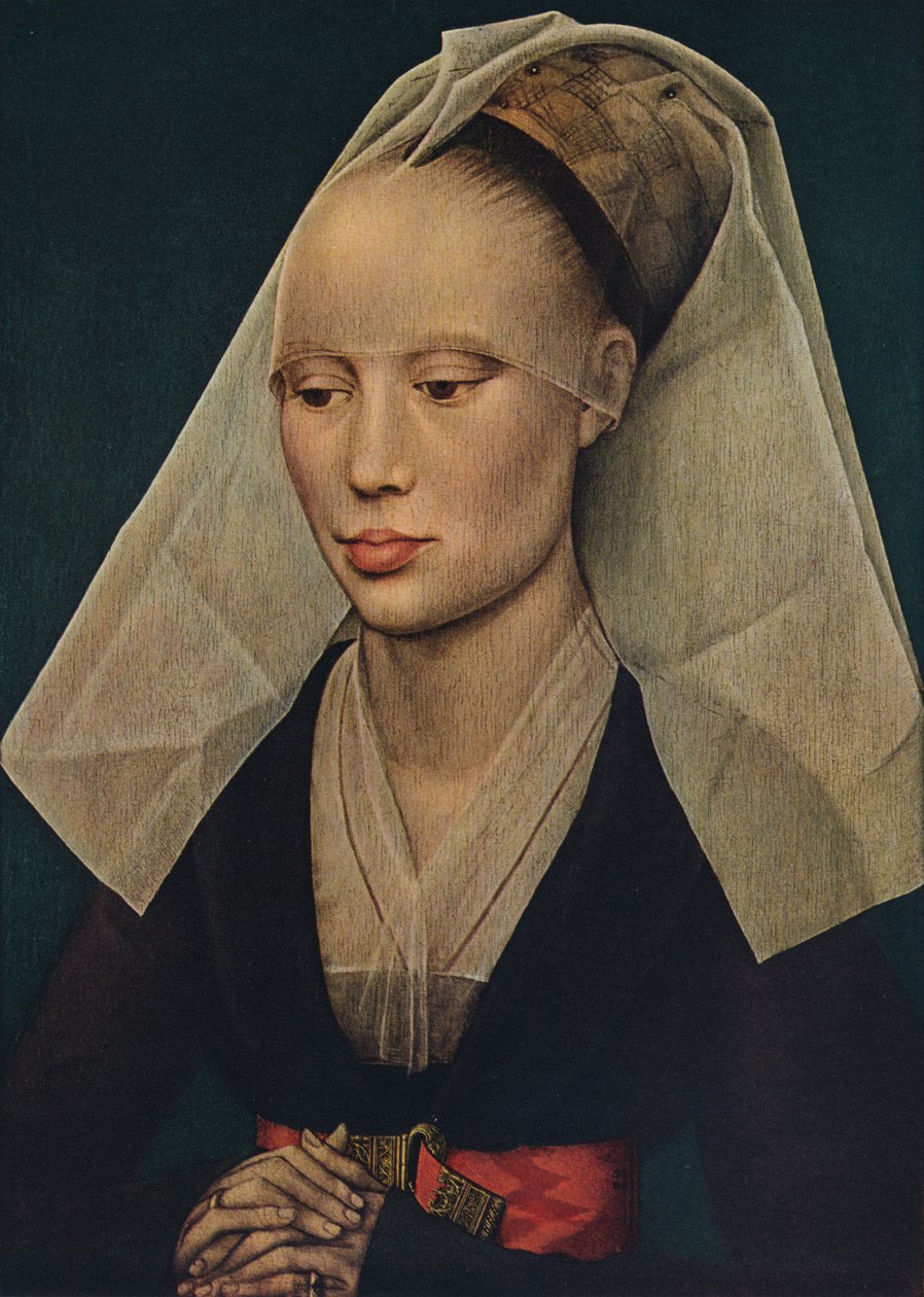 Porträtt av en dam, c1460 av Rogier van der Weyden