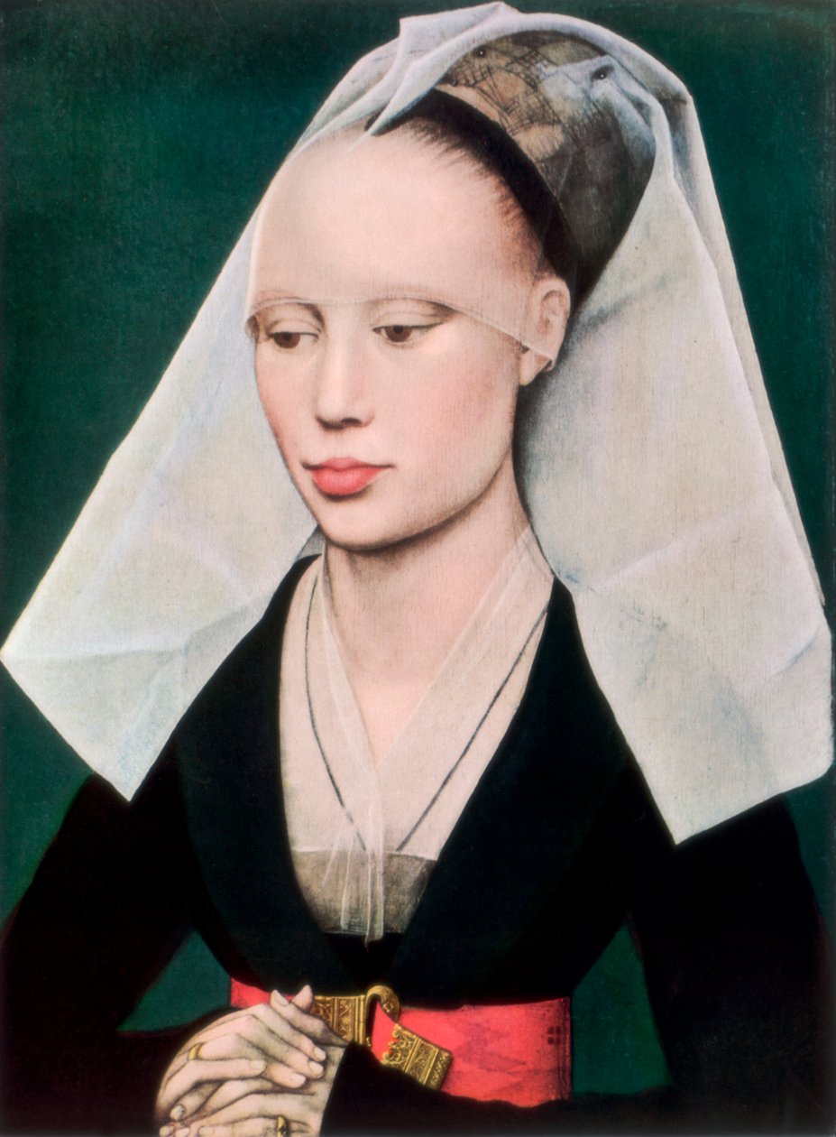 Porträtt av en dam, c1460 1927 av Rogier van der Weyden