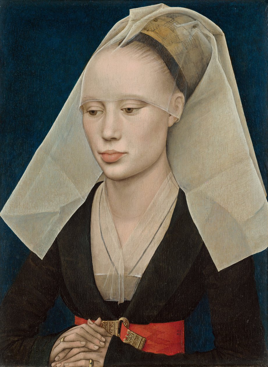 Porträtt av en dam, ca. 1460. av Rogier van der Weyden