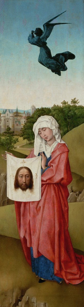 Saint Veronica The Crucifixion Triptych, ca. 1440 av Rogier van der Weyden