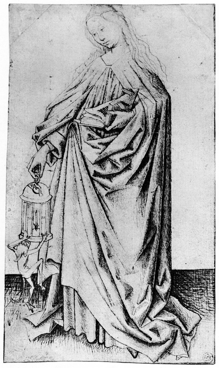 Skiss av ett helgon, 1913. av Rogier van der Weyden