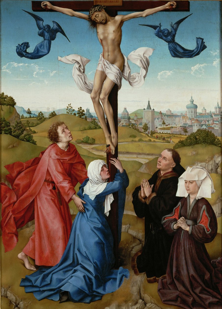 The Crucifixion The Crucifixion Triptyk, ca. 1440 av Rogier van der Weyden