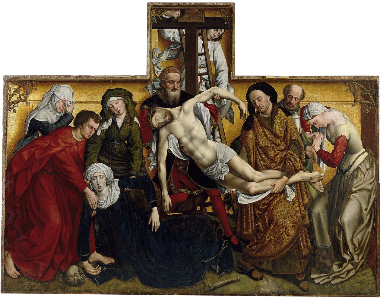 Nedstigningen från korset, ca 1435 av Rogier van der Weyden